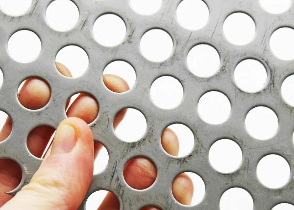 SS round perforated sheet