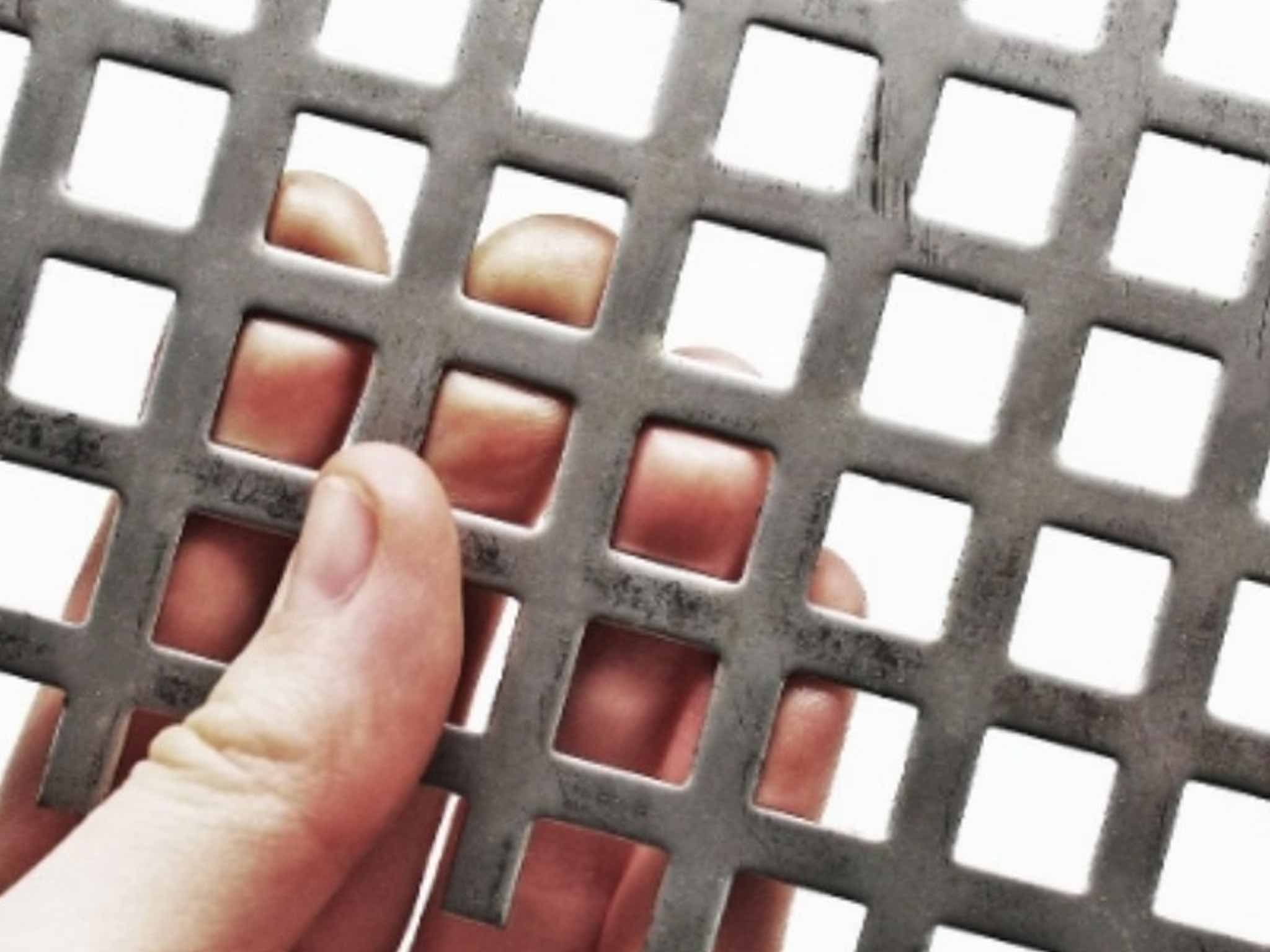 SS square perforated sheet